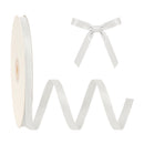 3/8" Single Face Satin Ribbon | Shell Grey (007) | 100 Yard Roll