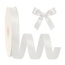 7/8" Single Face Satin Ribbon | Shell Grey (007) | 100 Yard Roll