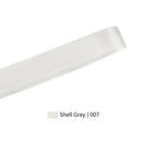 7/8" Single Face Satin Ribbon | Shell Grey (007) | 100 Yard Roll