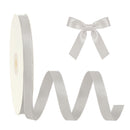 5/8" Single Face Satin Ribbon | Silver (012) |100 Yard Roll
