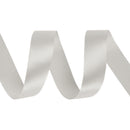 5/8" Single Face Satin Ribbon | Silver (012) |100 Yard Roll