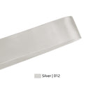 1 1/2" Single Face Satin Ribbon | Silver (012) |50 Yard Roll