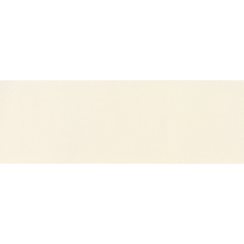 2 1/4" Single Face Satin Ribbon | Antique White (028) | 50 Yard Roll