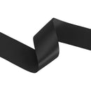 1 1/2" Double Face Satin Ribbon | Black (030) | 50 Yard Roll