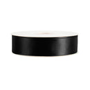 1 1/2" Double Face Satin Ribbon | Black (030) | 50 Yard Roll