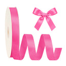 7/8" Double Face Satin Ribbon | Shocking Pink (175) | 100 Yard Roll