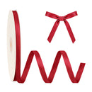 3/8" Single Face Satin Ribbon | Scarlet (260) | 100 Yard Roll