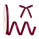 3/8" Double Face Satin Ribbon | Wine (275) | 100 Yard Roll