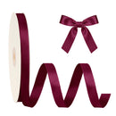 5/8" Double Face Satin Ribbon | Wine (275) | 100 Yard Roll
