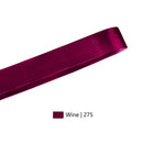 7/8" Double Face Satin Ribbon | Wine (275) | 100 Yard Roll