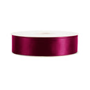 1 1/2" Double Face Satin Ribbon | Wine (275) | 50 Yard Roll