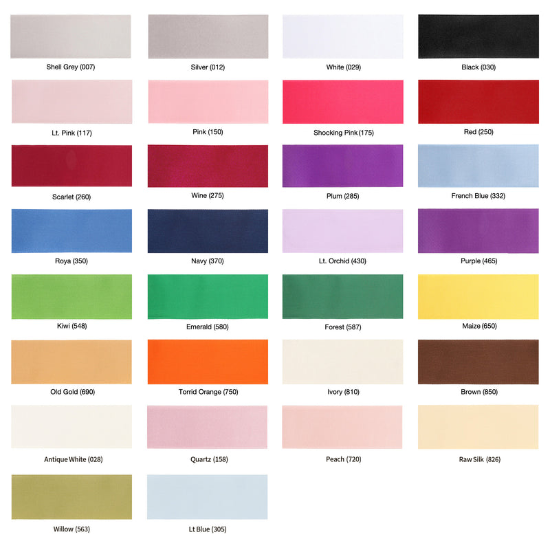 1 1/2" Single Face Satin Ribbon | Lt Blue (305) | 50 Yard Roll