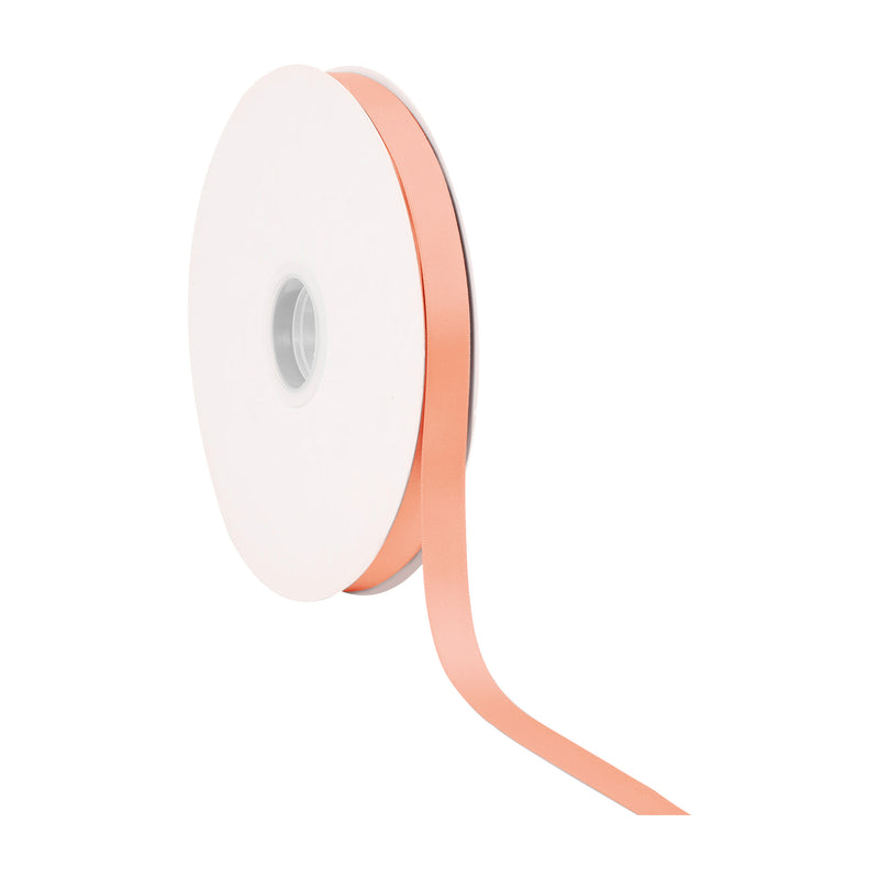 5/8" Single Face Satin Ribbon | Peach (720) | 100 Yard Roll