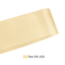 2 1/4" Single Face Satin Ribbon | Raw Silk (826) | 50 Yard Roll