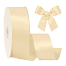 2 1/4" Single Face Satin Ribbon | Raw Silk (826) | 50 Yard Roll