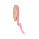 5/8" Wired Edge Corsage Ribbon | Pink Glitter | 25 Yard Roll