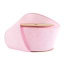 2 1/2 Wired Ribbon | Pale Pink Linen | 10 Yard Roll