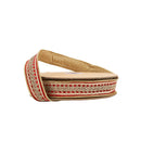 1 1/2" Double-Fused Wired Velvet Ribbon w/ Metallic Trim | Red/Gold | 10 Yard Roll