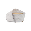 2 1/2" Wired Dupioni Ribbon | Silver | 10 Yard Roll