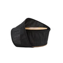 2 1/2" Wired Dupioni Ribbon | Black | 10 Yard Roll