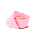 2 1/2" Wired Dupioni Ribbon | Pink | 10 Yard Roll