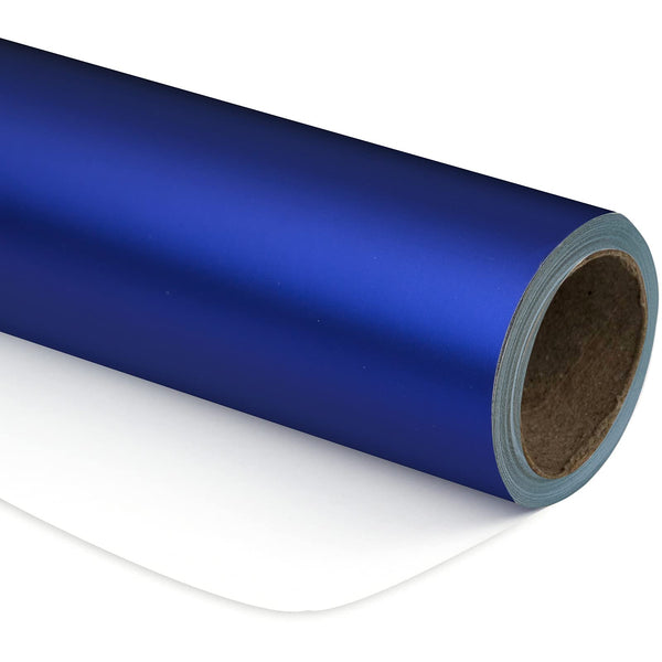 30" x 10' Wrapping Paper | Matte Blue