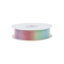 7/8" Printed Grosgrain Ribbon | Pastel Rainbow (10037) | 100 Yard Roll