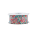1 1/2" Printed Grosgrain Ribbon | Floral Beauty (10050) | 100 Yard Roll