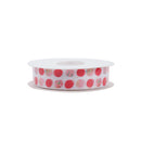 7/8" Printed Grosgrain Ribbon | Love Dots (10049) | 100 Yard Roll