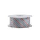 1 1/2" Printed Grosgrain Ribbon | Merry Stripe (10032) | 100 Yard Roll