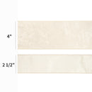2 1/2" Reversible Velvet/Lurex Wired Ribbon | Ivory/Gold | 10 Yard Roll
