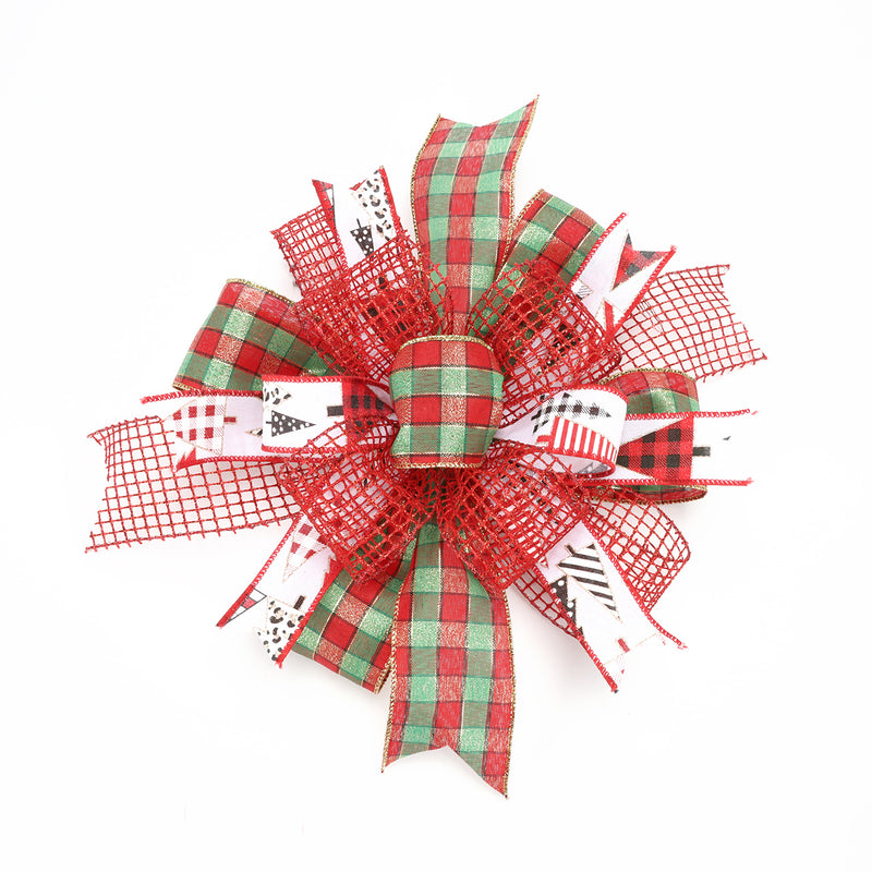 2 1/2" Wired Ribbon | "Netting" Red | 10 Yard Roll