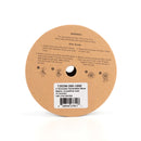 4" Reversible Velvet/Glitter Wired Ribbon | Scarlet/Pale Gold | 10 Yard Roll