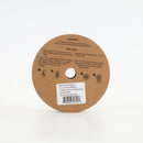 1 1/2" Wired Ribbon | "Glitter Linen" White/Gold | 10 Yard Roll