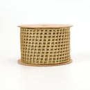 2 1/2" Wired Ribbon | "Netting" Gold | 10 Yard Roll