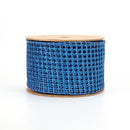 2 1/2" Wired Ribbon | "Netting" Blue | 10 Yard Roll