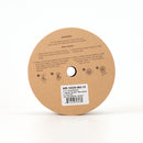 2 1/2" Wired Ribbon | "Metallic Striped" Natural/Red | 10 Yard Roll