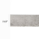 2 1/2" Velvet Wired Ribbon | Silver/Silver | 10 Yard Roll