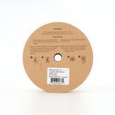 3" Sequin Wired Ribbon | White Gold | 10 Yard Roll