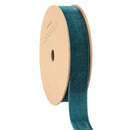 1" Velvet Ribbon | Peacock | 10 Yard Roll