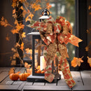 2 1/2" Wired Ribbon | "Glitter Brocade" Brown/Copper | 10 Yard Roll