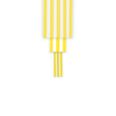 7/8" Striped Ribbon | Maize (650) | 100 Yard Roll