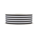 1 1/2" Striped Ribbon | Black (030) | 50 Yard Roll