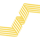 1 1/2" Striped Ribbon | Maize (650) | 50 Yard Roll