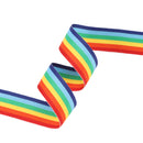 7/8" Striped Ribbon | Rainbow (002) | 100 Yard Roll