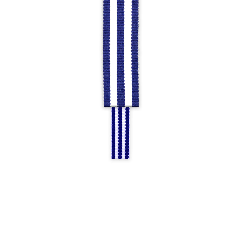 3/8" Striped Ribbon | Ink Blue (371) | 100 Yard Roll