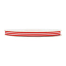 3/8" Striped Ribbon | Red (250) | 100 Yard Roll