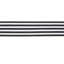 1 1/2" Striped Ribbon | Black (030) | 50 Yard Roll