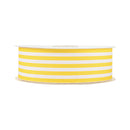 1 1/2" Striped Ribbon | Maize (650) | 50 Yard Roll