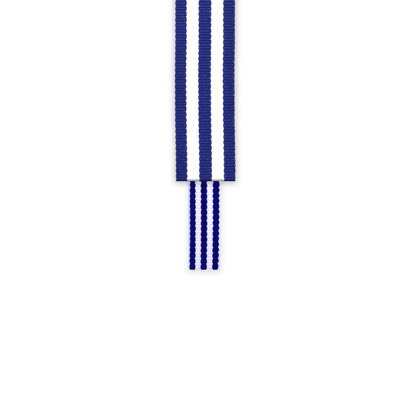 7/8" Striped Ribbon | Ink Blue (371) | 100 Yard Roll